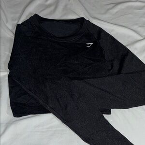 NWOT - Gymshark Black Long Sleeve Top